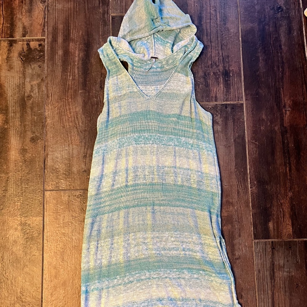 Free People Hooded Sweater Dress